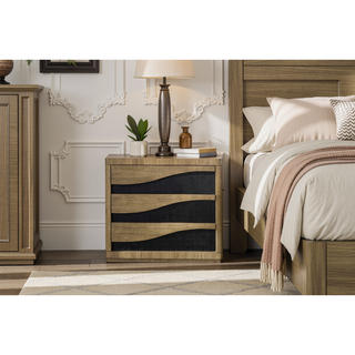 Sunvega Eucalyptus Veneer Bachelor Chest with Soft-Close Drawers and Cedar Lining
