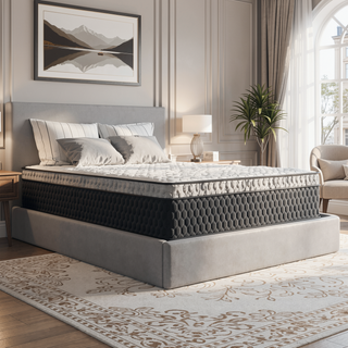 Sunvega Ultra Cooling Copper Infused Hybrid Mattress with Euro-Top and Dynamic Edge Coils
