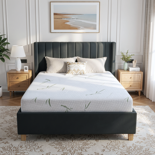 Sunvega 10-Inch Dual Layer Memory Foam Mattress with Bamboo Infused Cover King