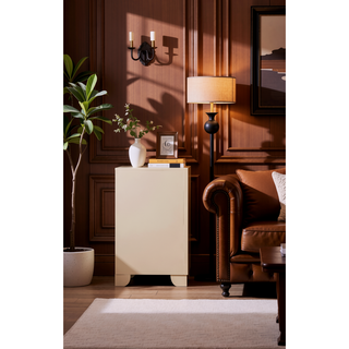Sunvega Contemporary Pearl Nightstand With Versatility For Modern Bedroom