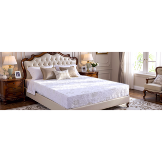 Sunvega Green Tea Infused Polyester Memory Foam Queen Size Mattress for Optimal Body Support