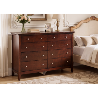 Sunvega Dark Brown Tufted Polyurethane Upholstered King Size Bed Frame