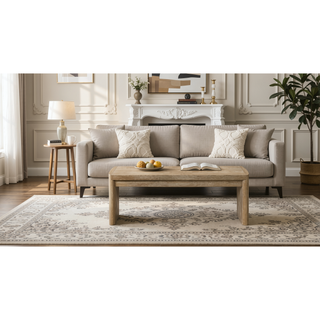 Sunvega Rubberwood and Oak Veneer Dining Bench with Rounded Edges