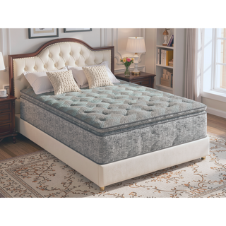 Sunvega 12" Hybrid Euro Top Mattress with Cooling Support Plush Comfort Queen