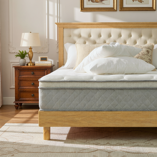 Sunvega Cooling Gel Memory Foam Hybrid Mattress with Medium Firmness for Individual Pocket Spring