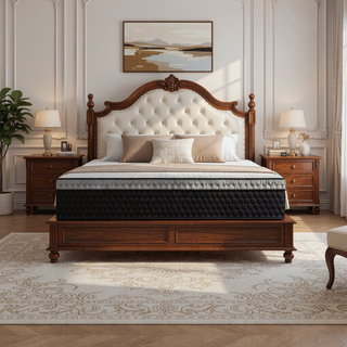 Sunvega Ultra Cooling Copper Infused Hybrid Mattress with Euro-Top and Dynamic Edge Coils