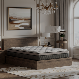 Sunvega Hybrid 12 Inch Medium Firm Queen Mattress with Pocketed Coils