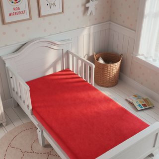 Sunvega Kids 5 Inch Red Twin Mattress with Water Resistant Cover and Memory Foam
