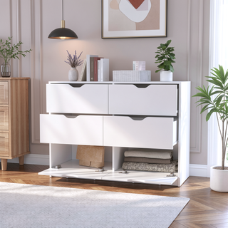 Sunvega Four Drawer Curio with Two Doors and Black Wengue Finish
