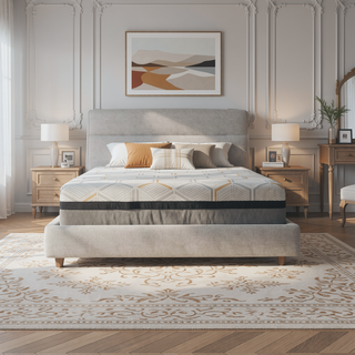 Sunvega Hybrid Copper Gel Cooling Memory Foam Mattress with Edge Support Full