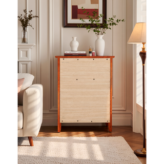 Sunvega Bright Yellow Fully Assembled Nightstand with Drawer for Small Spaces