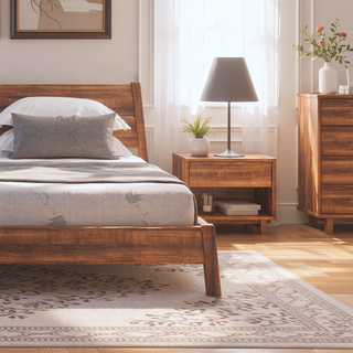 Sunvega 3-Layer Extra Firm Memory Foam Twin Mattress with Aloe Cooling and Roll-Compressed Box