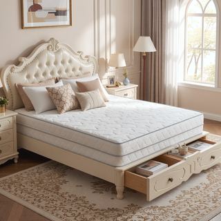 Sunvega High-Density Reversible Foam Mattress with Quilted Design for Support