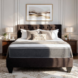 Sunvega Plush Queen Size Hybrid Mattress with Gel Memory Foam and Pocket Coils