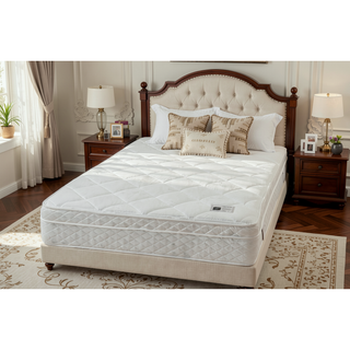 Sunvega 9 Inch Bonnell Coil Inner Spring Mattress with 2.5 Inch Euro Top