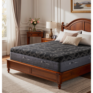 Sunvega 14" Smooth Top Hybrid Ultra Plush King Mattress with Ice Cover