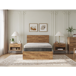 Sunvega Copper Infused Hybrid Queen Mattress with Soft Memory Foam and Pocketed Coils