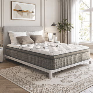 Sunvega Diamond Soto Cooling Copper Conforming Hybrid Luxurious Euro-Top Mattress