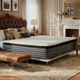 Sunvega 14 in. King Size Hybrid Pocket Coil and Gel Memory Foam Mattress