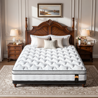 Sunvega 12 Inch King Hybrid Cooling Gel Memory Foam and Pocket Spring Mattress
