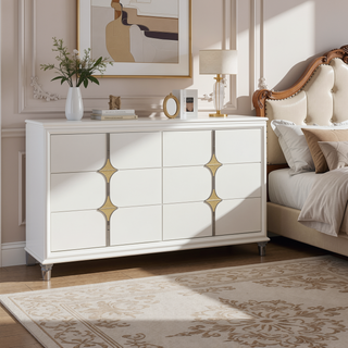 Sunvega Plush Seating Bedroom Bench with Acrylic Legs and Silver Tips