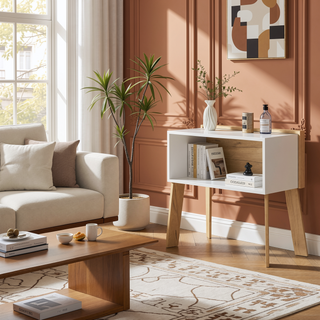 Sunvega Lift Top Coffee Table with Concealed Storage and Spacious Wooden Surface