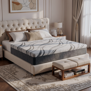 Sunvega Ultra Cooling Responsive Gel Memory Foam 12" Medium Feel King Mattress