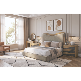 Sunvega Eucalyptus Veneer Chest with Soft-Close Drawers and Cedar-Lined Storage