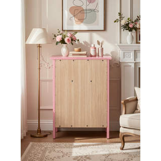 Sunvega Bright Yellow Fully Assembled Nightstand with Drawer for Small Spaces