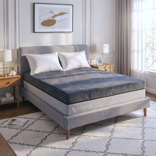 Sunvega Hybrid Mattress with Pocket Springs Memory Foam and Waterfall Ticking Cover