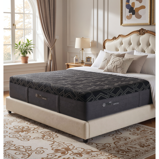 Sunvega 14 Inch Smooth Top Hybrid Ultra Plush Queen Mattress with Ice Cover