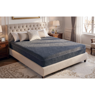 Sunvega 11-Inch Twin Size Green Tea Gel-Infused Memory Foam Mattress in a Box