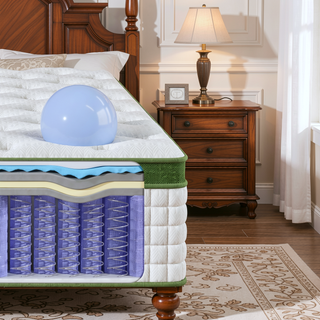 Sunvega 12 Inch Full Size Hybrid Mattress with Gel Memory Foam and Pocket Springs