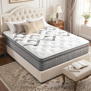 Sunvega Diamond Soto Cooling Copper Conforming Hybrid Luxurious Euro-Top Mattress