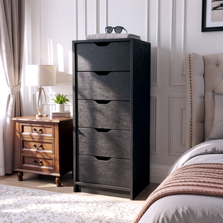 Sunvega Narrow Drawer Dresser with Pull-Out Mechanism and 5kg Drawer Capacity
