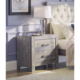 Sunvega Natural Finish Full Bed with Headboard Footboard and Rails