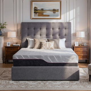 Sunvega 11 Inch Cooling GelCare Memory Foam Mattress with Bamboo Charcoal Cover Queen