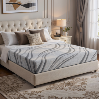 Sunvega Ultra Cooling Diamond Pro Gel Memory Foam Responsive 10" Medium Feel Mattress