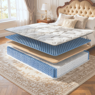 Sunvega Diamond Nina Copper Cooling Supportive Hybrid Mattress with Euro-Top