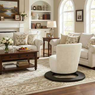 Sunvega Natural Rubberwood Counter Stool Set with Chunky Modern Design and Ergonomic Backrest