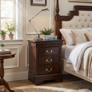 Sunvega Dark Brown Tufted Polyurethane Upholstered King Size Bed Frame