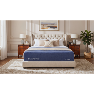 Sunvega 10" Memory Foam D2.5 Rolled and Boxed Mattress with Super Soft Fabric Cover