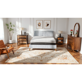 Sunvega Copper Infused Hybrid 14 Inch Plush King Mattress with Cooling Cover