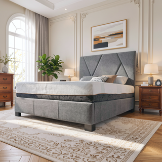 Sunvega 10 Inch Cooling Copper Infused Memory Foam Mattress Queen Size