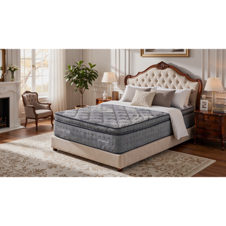 Sunvega Premium Bed with Pocket Innerspring and Memory Foam Encased Core