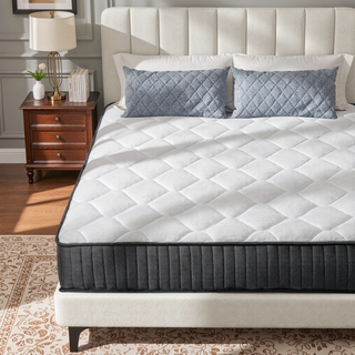 Sunvega King Size Cooling Gel Memory Foam Hybrid Mattress with Pocket Springs for Medium Firmness