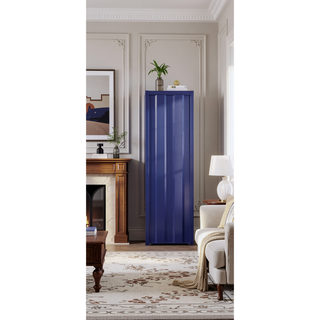 Sunvega Industrial White Cargo Wardrobe with Hanging Rod and Secure Lock