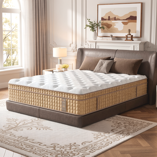 Sunvega 12 Inch Queen Gel Memory Foam Hybrid Mattress with Pocket Springs for Support
