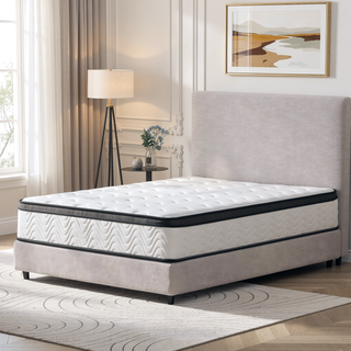Sunvega Full Size Hybrid Mattress with Zoned Support and Gel Memory Foam for Cool Comfort