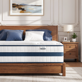 Sunvega 10 Inch Queen Hybrid Mattress in a Box with Cooling Memory Foam